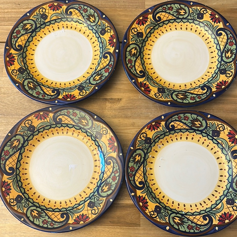 CORSICA Crown Jewel dinner plates - Picture 2 of 5